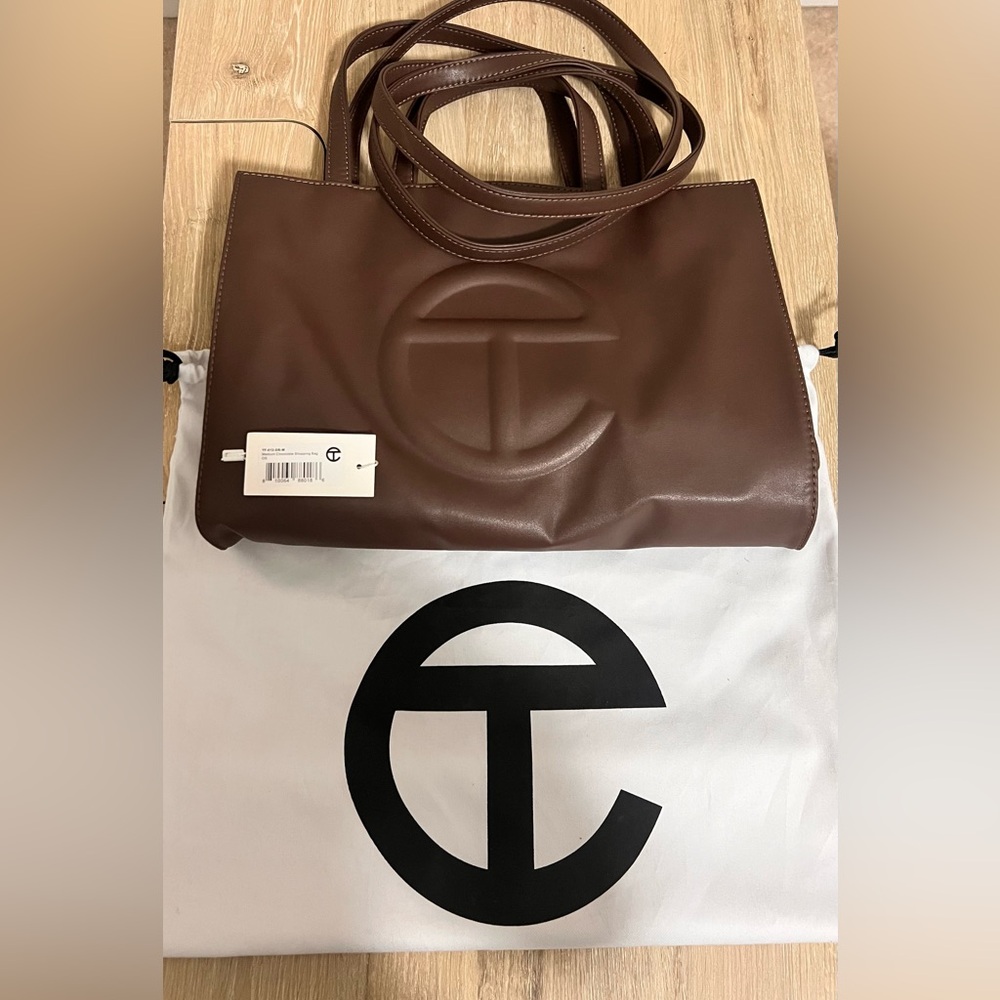 Telfar Medium Shopping Bag — Chocolate